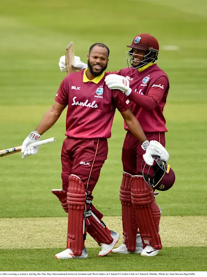 ODI-record opening stand helps West Indies secure huge win over Ireland