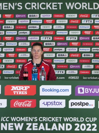 26 March - Wellington - England player Tammy Beaumont pre-match press conference