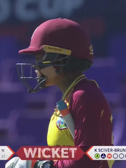 Logo of Wicket-Shemaine-Campbelle-West-Indies-Women v England-Women ICC T20WC 2023
