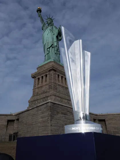 ICC Men’s T20 World Cup Trophy Tour 2024 wraps up in New York