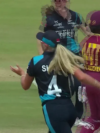 Logo of Wicket-Zaida-James-New-Zealand-U19s-Women v West-Indies-U19s-Women ICC U19W T20WC 2023