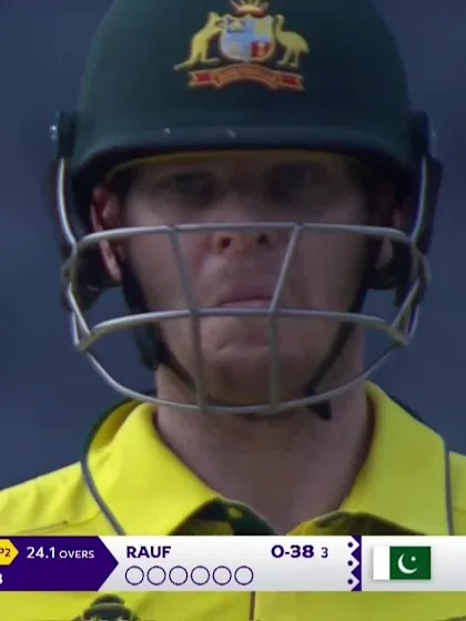 Steve Smith - Wicket - Pakistan vs Australia