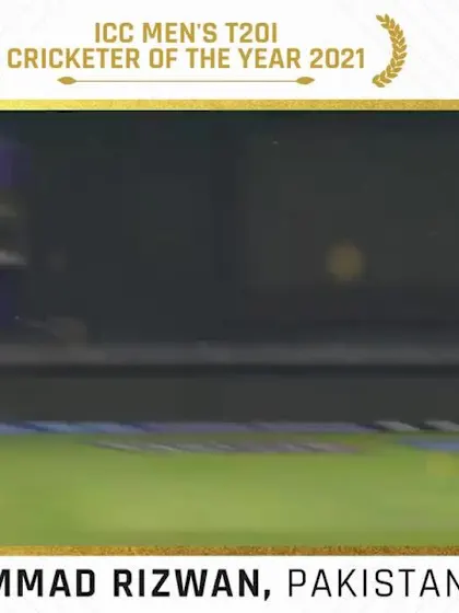 ICC Men's T20I Player of the Year 2021: Mohammad Rizwan