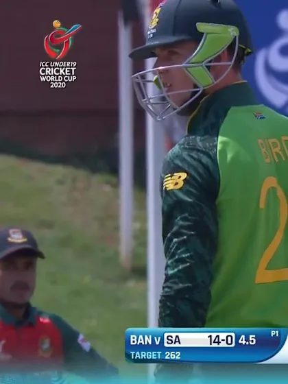 ICC U19 CWC: SA v BAN – Highlights of the South Africa innings