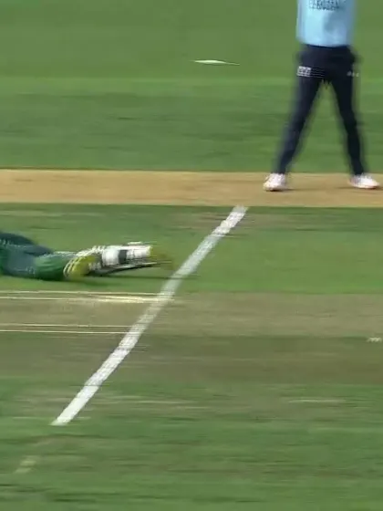 Logo of WICKET: Sohail run out on a direct hit