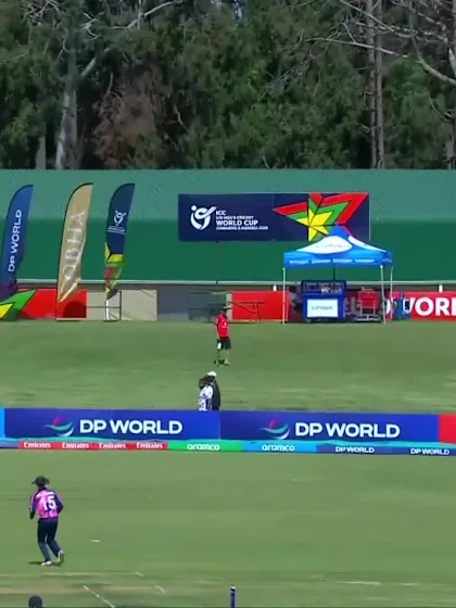 Amrinder Gill with a Four vs. Scotland