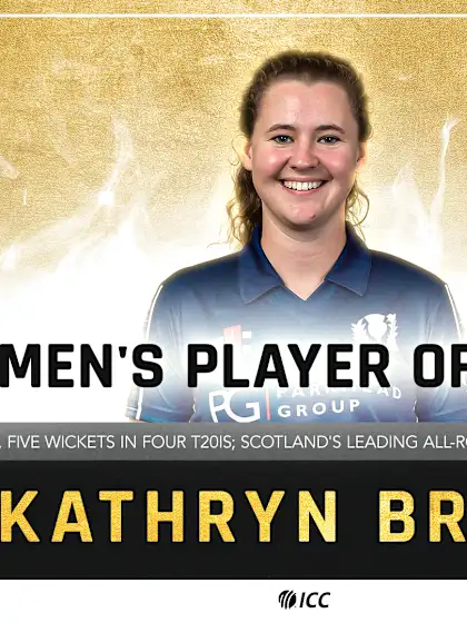 Kathryn Bryce and Mushfiqur Rahim voted ICC Players of the Month for May 2021
