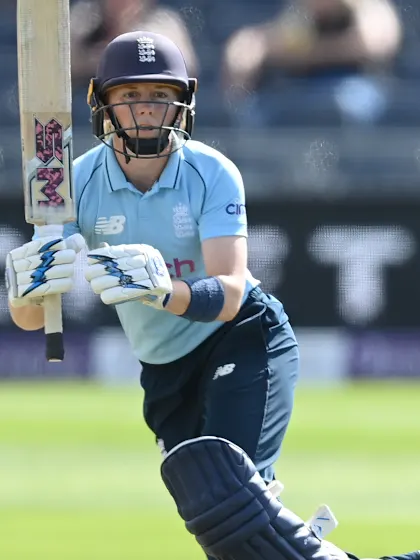 Logo of Knight and Brunt star as England take out first ODI