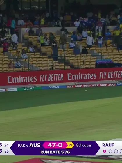 David Warner - Six - Australia vs Pakistan
