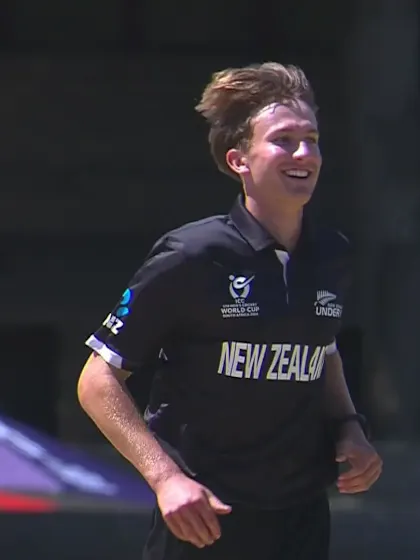Logo of Mason Clarke with a Caught Out vs. India