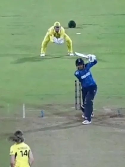 Sophia Dunkley's immaculate straight drive | CWC25