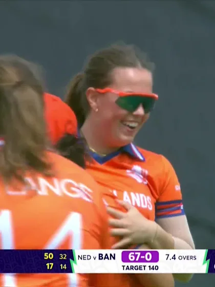 Juairiya Ferdous - Wicket - Bangladesh vs Netherlands