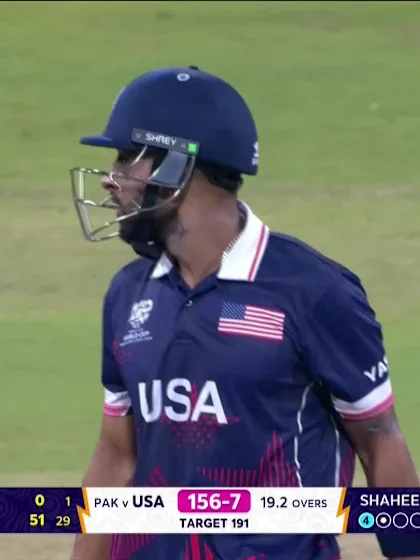 Shubham Ranjane - Wicket - Pakistan vs United States of America