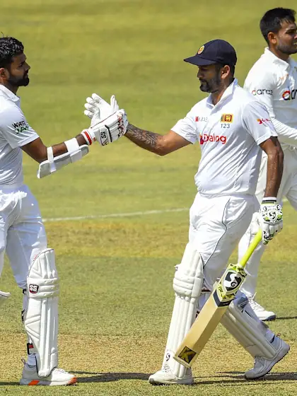 Karunaratne helps Sri Lanka reduce deficit