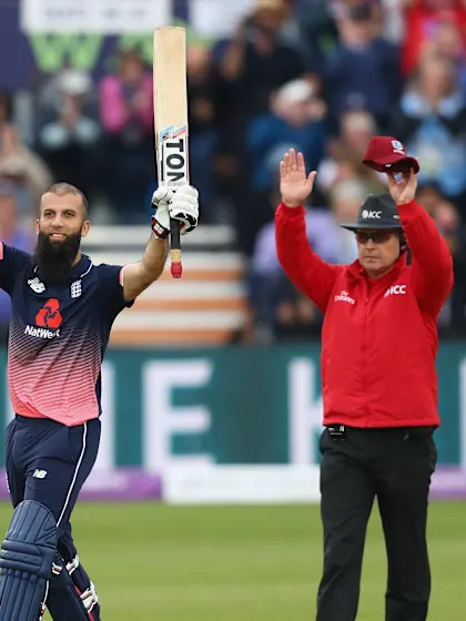 Moeen's 53-ball ton, Plunkett five-for crushes Windies