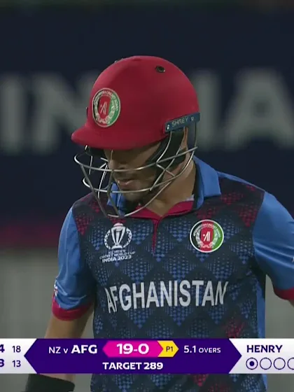 Rahmanullah Gurbaz - Six - New Zealand vs Afghanistan