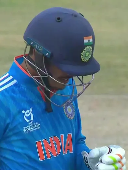 Logo of Gulshan Jha with a Caught Out vs. India