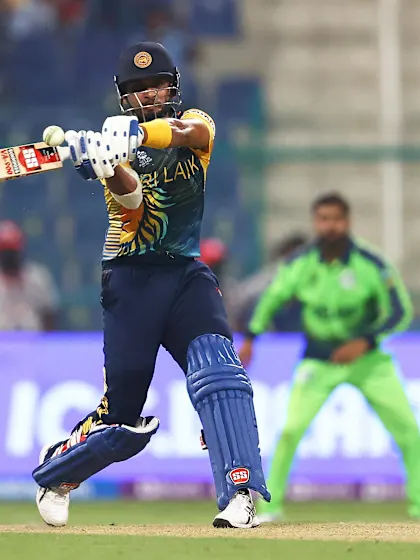 Shanaka hits longest six of T20 World Cup