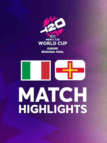 Italy v Guernsey | Match Highlights | Europe Regional Final | ICC Men’s T20 World Cup 2026