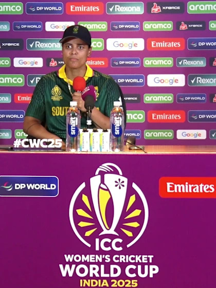 Chloe Tryon | ICC WCW25 | South Africa post-match press conference | 13 October '25