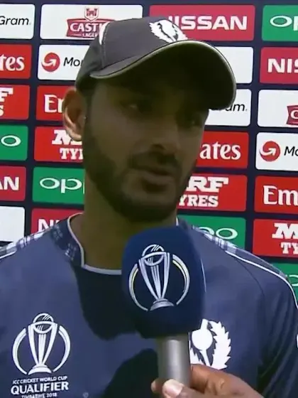 Safyaan Sharif speaks after helping limit the Windies to 198