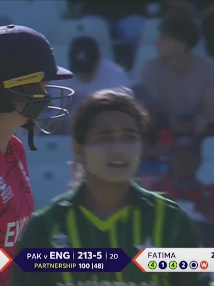 Logo of Amy Jones - Wicket - England vs Pakistan