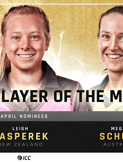 ICC Women's Player of the Month nominations for April