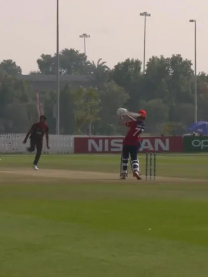 T20WCQ: UAE v JSY – Harrison Carlyon hits a big one