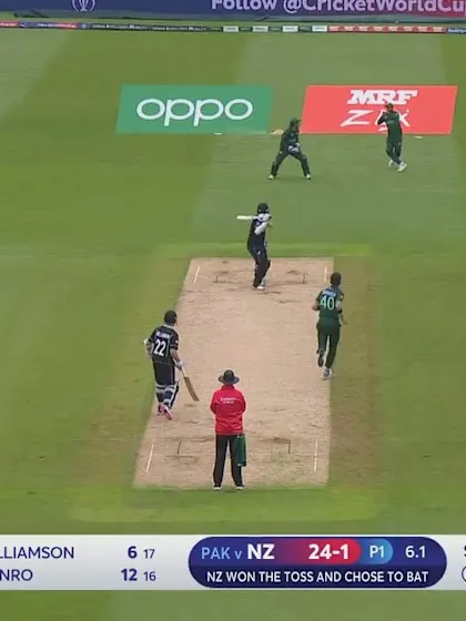 CWC19: NZ v PAK - Munro edges Shaheen to slip