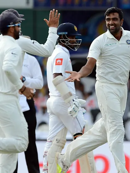 Ashwin strikes twice after India declare on 622/9