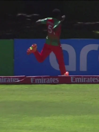 Vaibhav Sooryavanshi with a Four vs. Zimbabwe