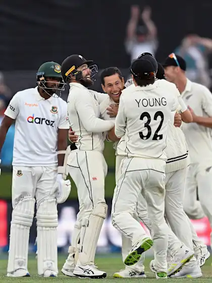 Dominant New Zealand level series despite Liton Das century