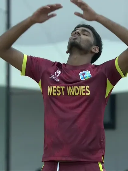 Freddie Ogilby - Wicket - West Indies vs Ireland