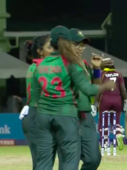 WT20 Match 3: Stafanie Taylor falls to Rumana Ahmed