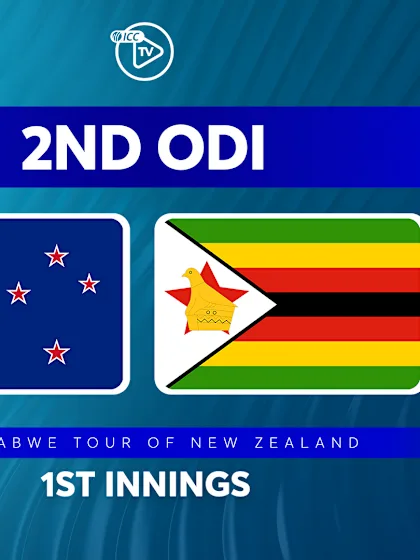 2nd ODI: New Zealand v Zimbabwe (1st Innings)