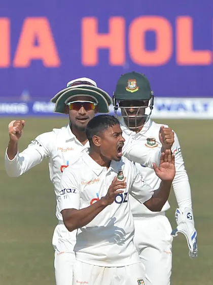 Taijul stars with seven-for before Pakistan pacers put game in balance