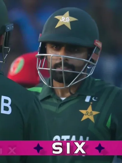 Babar Azam - Six - Pakistan vs Afghanistan