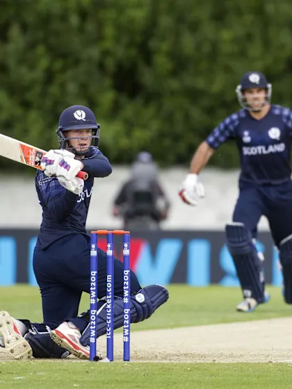 Wins for Afghanistan and Scotland on day one of the ICC World Twenty20 Qualifier 2015
