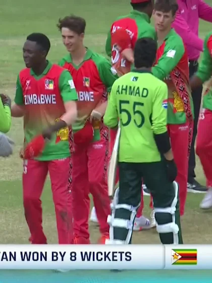 Sameer Ahmed Minhas with a Six vs. Zimbabwe