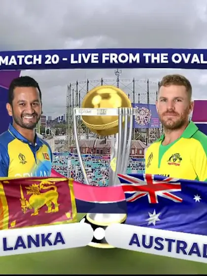 CWC19: SL v AUS -  Australia post 334/7 innings highlights