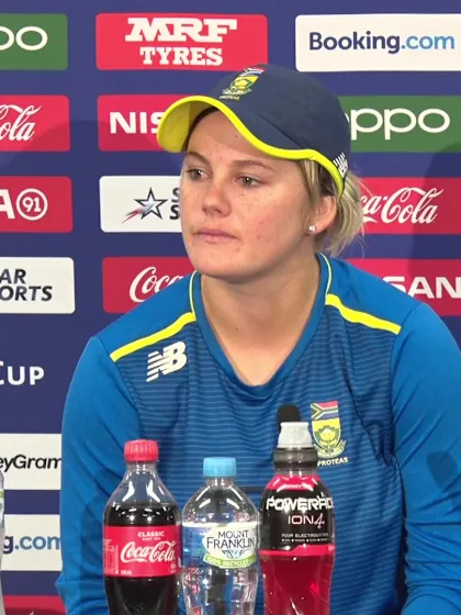 05 March - Sydney - South Africa Captain Dane van Niekerk Semi-Final post-match press conference