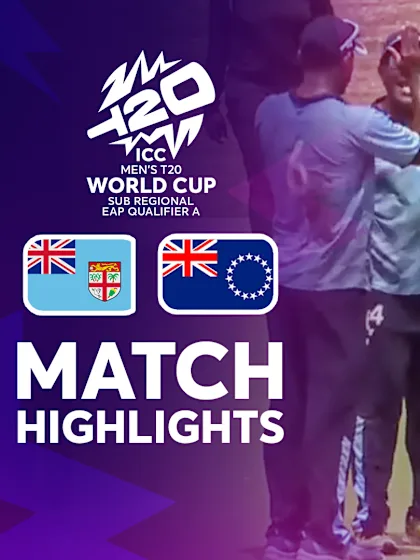Fiji v Cook Islands | Match Highlights | Men's T20WC Sub-Regional EAP Qualifier A