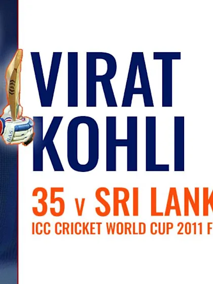Is this Virat Kohli's most underrated knock? | CWC 2011 final