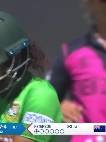 Logo of WT20WC: NZ v Ban – Ritu Moni is run out for 10