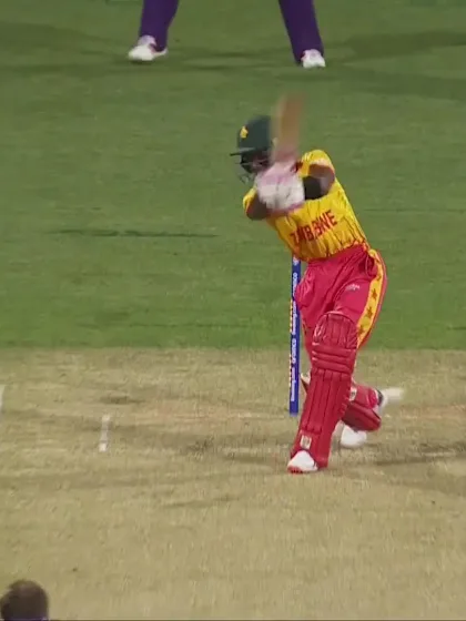 Logo of Wicket - Wesley Madhevere - Scotland v Zimbabwe ICC T20WC 2022