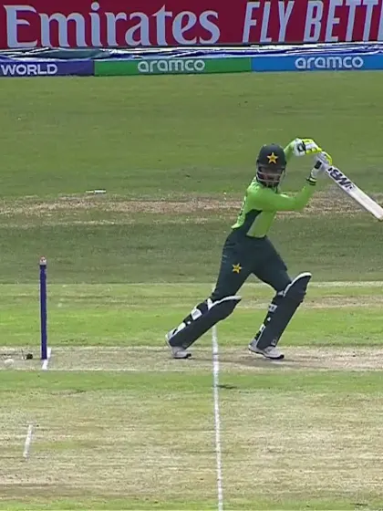 Sameer Ahmed Minhas with a Four vs. England