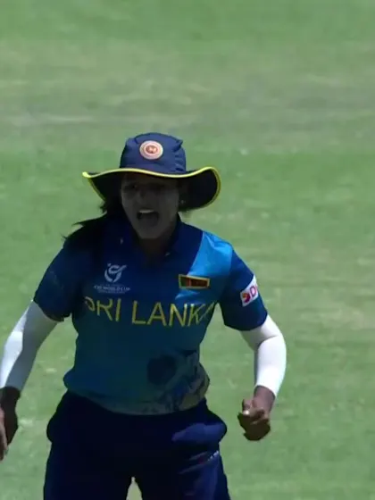 Wicket-Misty-Shaha-Sri-Lanka-U19s-Women v Bangladesh-U19s-Women ICC U19W T20WC 2023