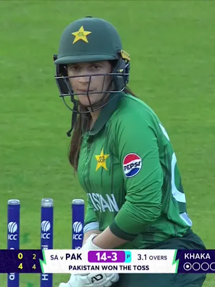 Natalia Pervaiz - Wicket - South Africa vs Pakistan