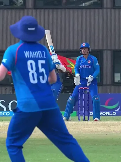 Dulnith Sigera with a Four vs. Afghanistan