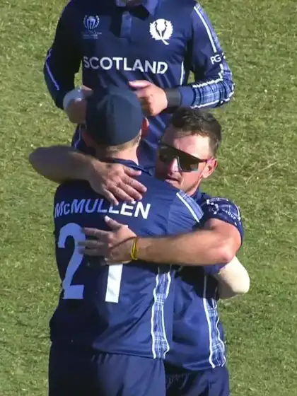 Logo of Shoaib Khan - Wicket - Scotland vs Oman